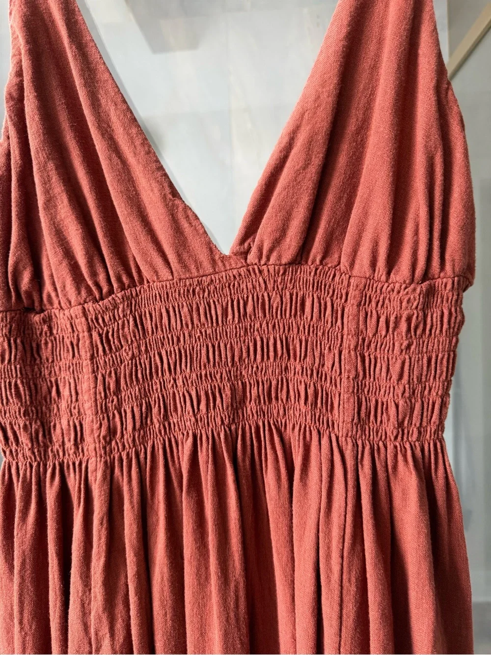 Abercrombie & Fitch Scrunchie Strap Maxi Dress